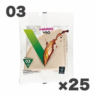 Ȣ㤤25HARIO ϥꥪ V60ڡѡե륿03 ֥饦 100 VCF-03-100M Բľʡ