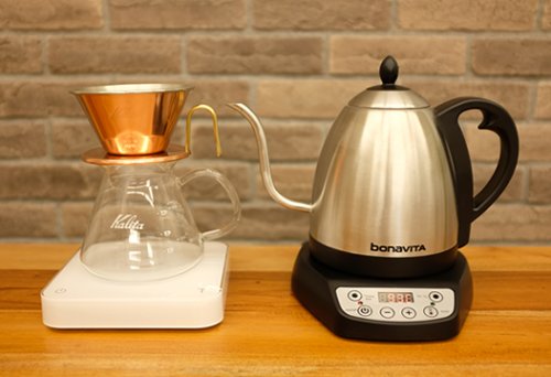 【日本仕様正規品】bonaVITA グースネック 電気湯沸ケトル 1L 29602-J