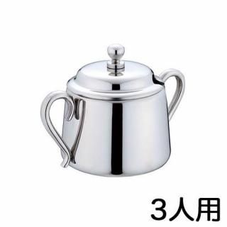 YUKIWA レトロステンレスシュガーポットとミルクポットセット 未使用 ステンレス製 YUKIWA ユキワ シュガーポット・ミルク