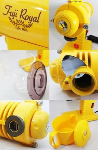 フジローヤル 小型高性能ミル みるっこDX 【スタンダード】 イエロー R-22 コーヒーミル R-220 みるっこ ++ フジローヤル コーヒーミル・焙