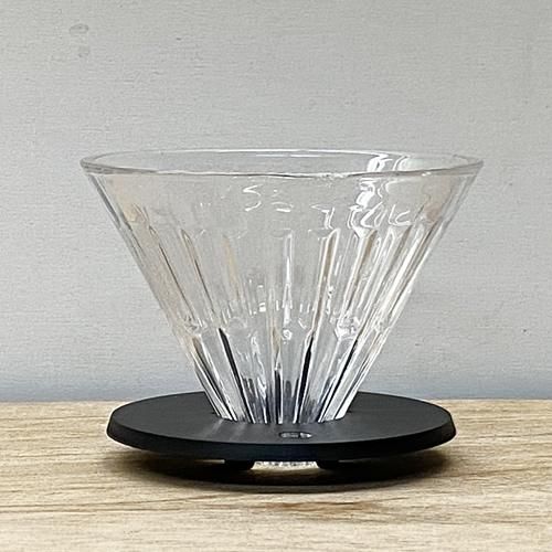 タイムトリッパー TIMEMORE クリスタルアイガラスドリッパー 02 ブラック：珈琲