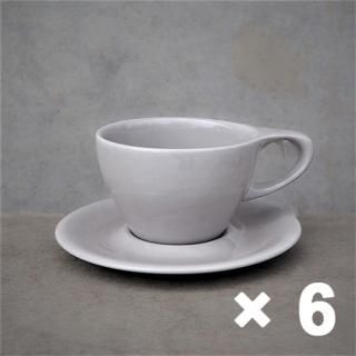 notNeutral Υåȥ˥塼ȥ LN Latte Cup & Saucer ƥåס 8oz 8 Light Gray 饤ȥ졼 6ҥåȡڥåԥԲġ
