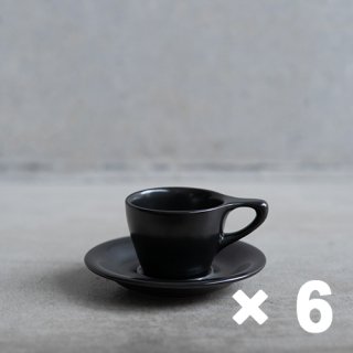 notNeutral Υåȥ˥塼ȥ LN Espresso Cup&Saucer ץååס 3oz 3 Black ֥å 6ҥå