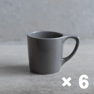 notNeutral ノットニュートラル LN Coffee Mug コーヒーマグ 10oz 10オンス Dark Gray ダークグレー 6客セット