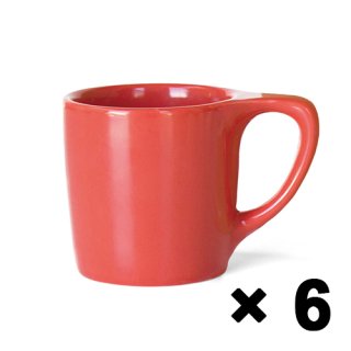notNeutral ノットニュートラル LN Coffee Mug コーヒーマグ 10oz 10オンス Rhubarb Red  ルバーブレッド 6客セット