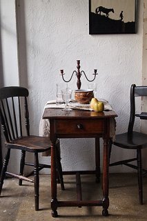 19世紀 オールドパインテーブル-antique pine table