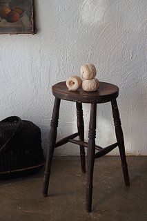 楡のスツール-antique oval stool