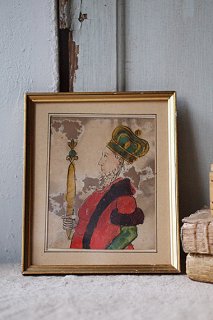 宣誓のロワ-watercolor painting frame