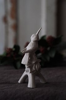 集いの鳥フィギュリン-porcelain bird figurine