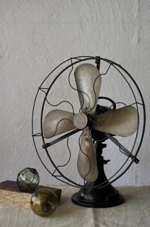 四翼アンティーク扇風機-vintage french electric fan