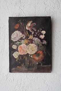 花々、色の饗宴-oil painting 