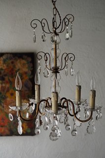 シャボン膜の様、常に明るき-vintage french chandelier