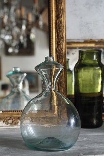 緩急スペクタクル、ガラスボトル-antique french glass bottle