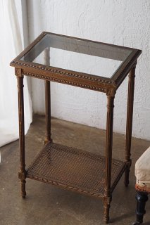 ルイ16世スタイルサイドテーブル-antique rectangle side table