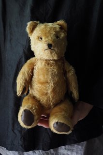 律儀クマさん真正面-vintage teddy bear