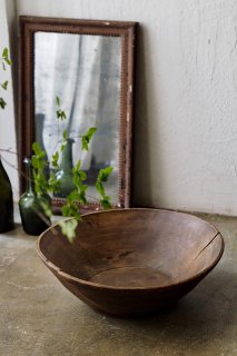 使われた真価-antique wood bowl