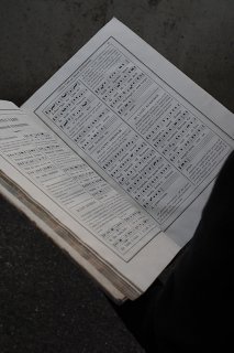 聖歌隊唱えことば-antique hymn book