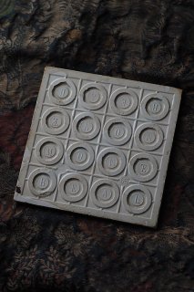 モントロー窯タイル-antique  montereau faience tile