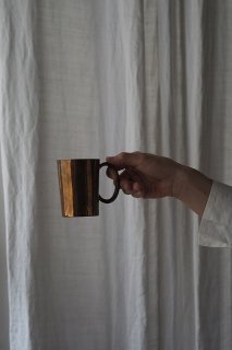 外連なし、コッパーマグ-antique copper mug