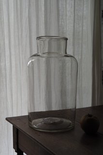 ガラス貯蔵ボトル   No.6-vintage or antique glass pot