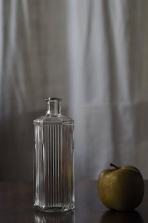六角形ガラスボトル-vintage glass bottle