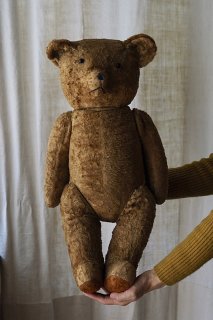 落ち着き払うクマさん-vintage teddy bear