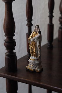 祝福の聖母子像-antique madonna and child statue