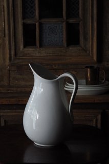 フランス 大きな水差し-antique pottery pitcher