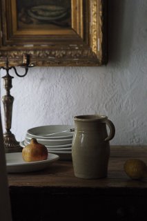 土物 片手壺-antique pottery pot