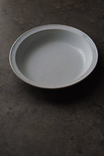 クリームウェア 陶器ボウル-antique pottery bowl