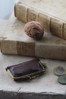 バネ式コインケース-antique coin case