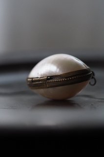 白蝶貝ロザリオケース-antique shell case