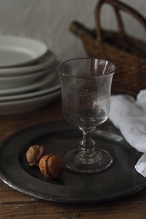 葡萄絡まるワイングラス-antique wine glass cup