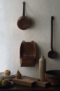 銅の塩入れ-antique copper salt box