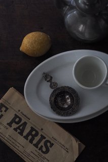 ガレオン船往くティーストレーナー-antique tea strainer