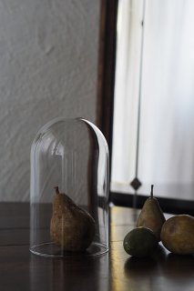 円ガラスドームカバー-vintage glass dome