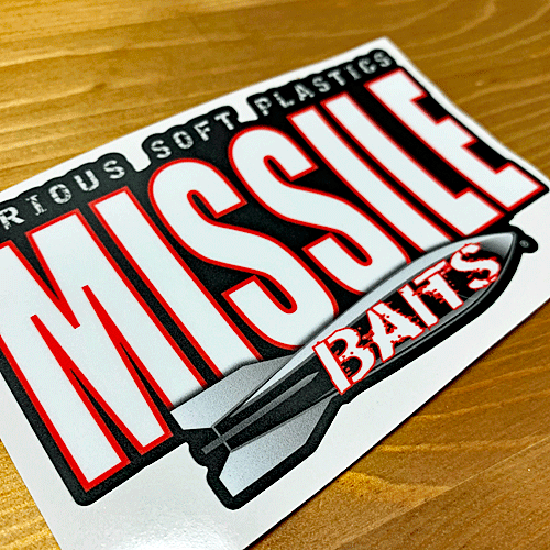 ミサイルベイツ/Missile Baits スモールデカール - BULLET-FLIP -バレットフリップ