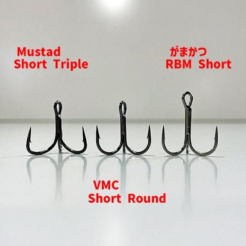 SHANKピック VMC/ショートシャンク ラウンドベンドトレブル - 「バレット