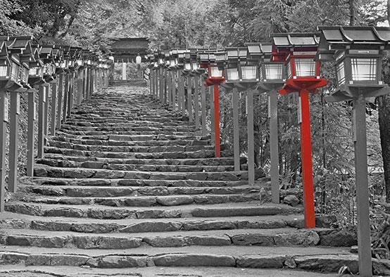 アートカードNo.171 ワンポイントカラー 貴船神社 - 山口青旭堂