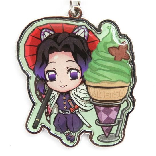 京都限定】鬼滅の刃 抹茶ソフト メタルキーホルダー