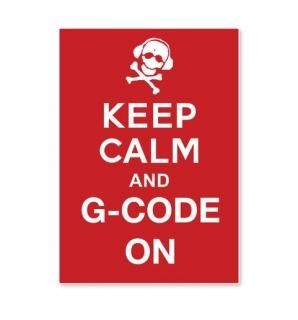 G-Code Holsters_Keep Calm and Gcode on Decal ( ǥ)