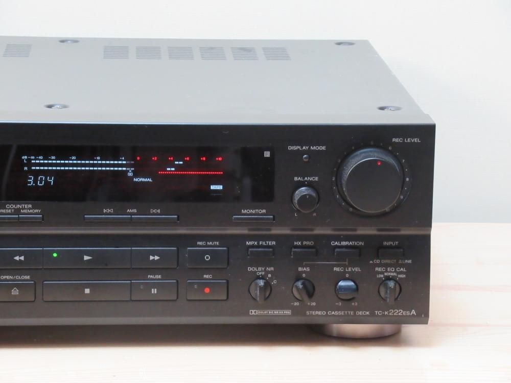 中古】 SONY カセットデッキ TC-K222ESA 【送料無料】 - 中古 中古】 SONY カセットデッキ TC-K222ESA 【送料無料】 - 中古