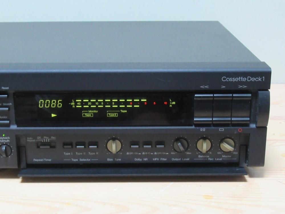 ナカミチカセットデッキCasstte Deck1整備動作品