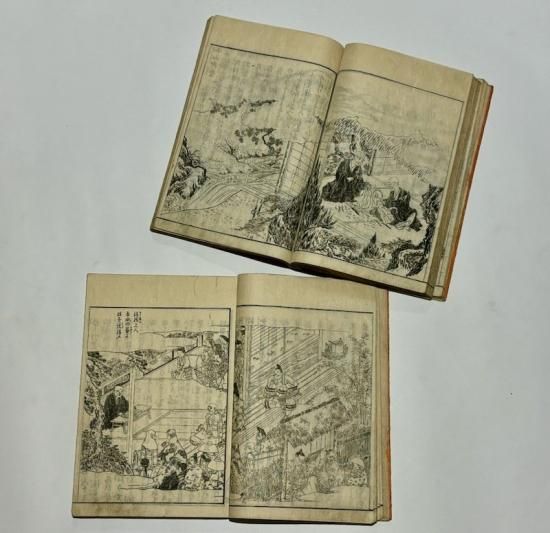 「二十四輩順拝図会 前・後篇」了貞著 竹原春泉齊画 享和三年他刊 揃10冊|和本 二十四輩順拝図会 前・後篇｜了貞 著 竹原春泉斎画 大本(表紙