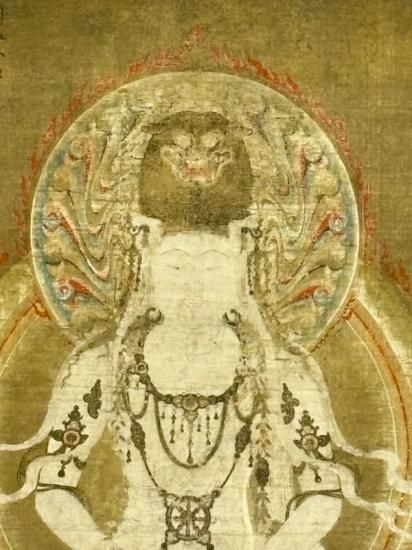 「栂尾高山寺 国宝 仏眼仏母像」複製掛軸 便利堂 1幅|掛け軸 仏教美術 栂尾 高山寺 国宝 仏眼仏母像 (複製掛軸)｜便利堂印刷 軸総寸約