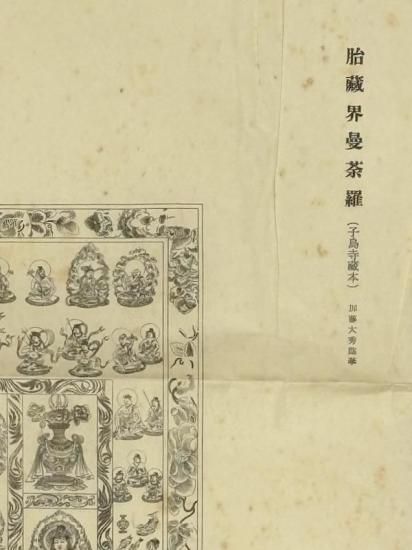 両界曼荼羅(子島寺蔵本) 大正新修大蔵経図像第十二巻別刷附録｜サイズ