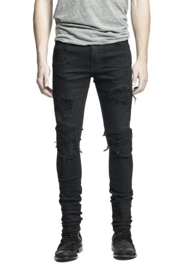 AMIRI アミリ 新品 レオパード スラッシャー ブラックデニム 30インチ