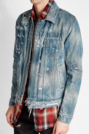 AMIRI/アミリ Distressed Denim Jacket/ディストレスト デニム AMIRI/アミリ Distressed Denim Jacket/ディストレスト デニム