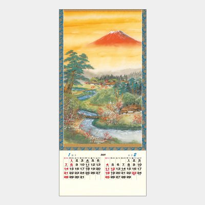 SD-6  郷の四季(日本画)