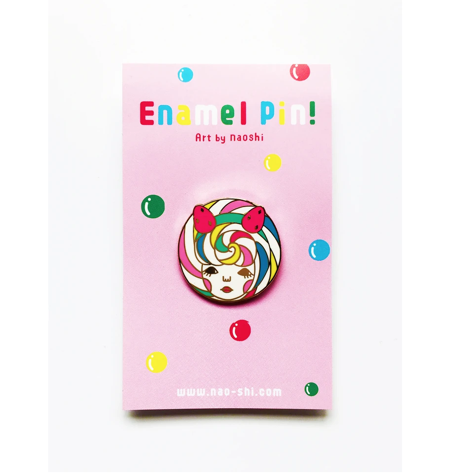 Enamel Pin -Lolipop Girl- エナメルピン (ロリポップガール )